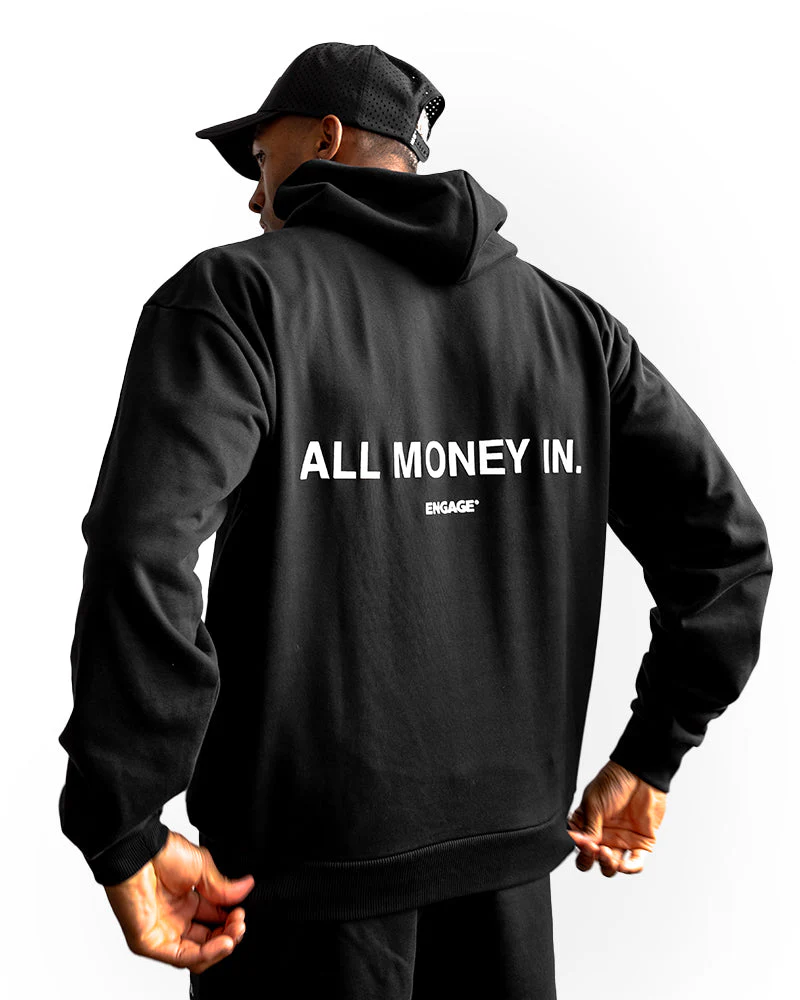All Money In Hoodie (Black) - Image 4
