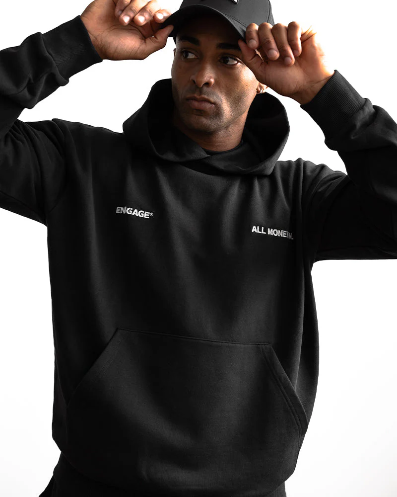 All Money In Hoodie (Black) - Image 5
