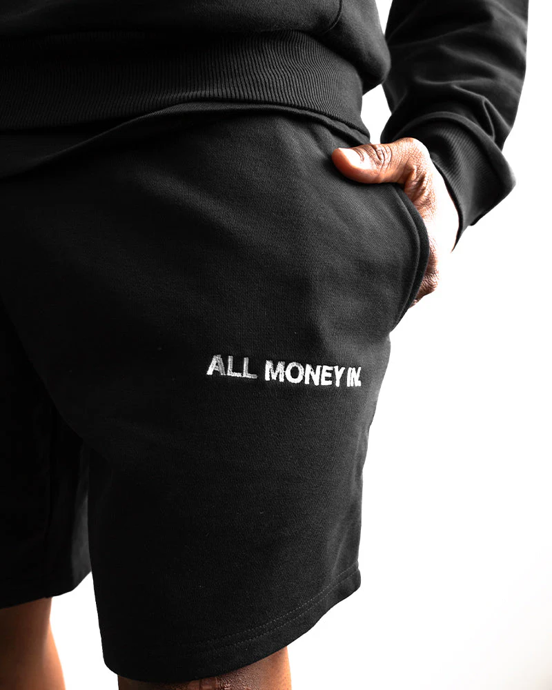 All Money In Track Shorts (Black) - Image 3