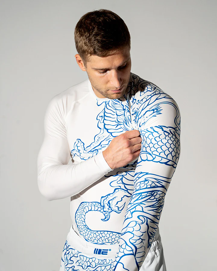 Blue Dragon Long Sleeve Rash Guard - Image 3
