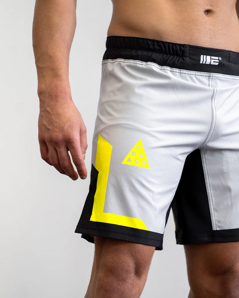 Cool Grey MMA Grappling Shorts - Image 3