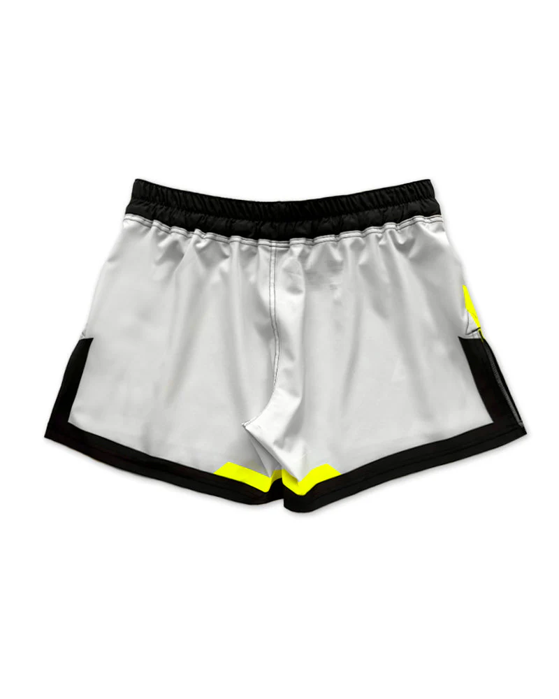 Cool Grey MMA Hybrid Shorts - Image 2