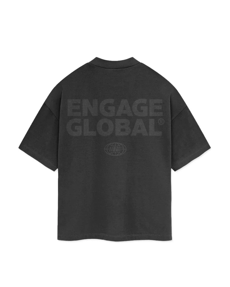 Engage Global 'Black Out' Oversized T-Shirt - Image 2