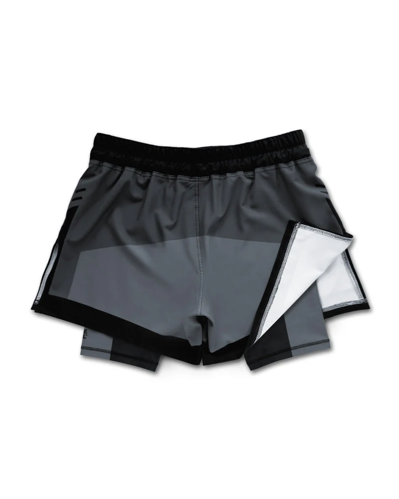 Engage Iron Grey 2-in-1 Hybrid Shorts - Image 6