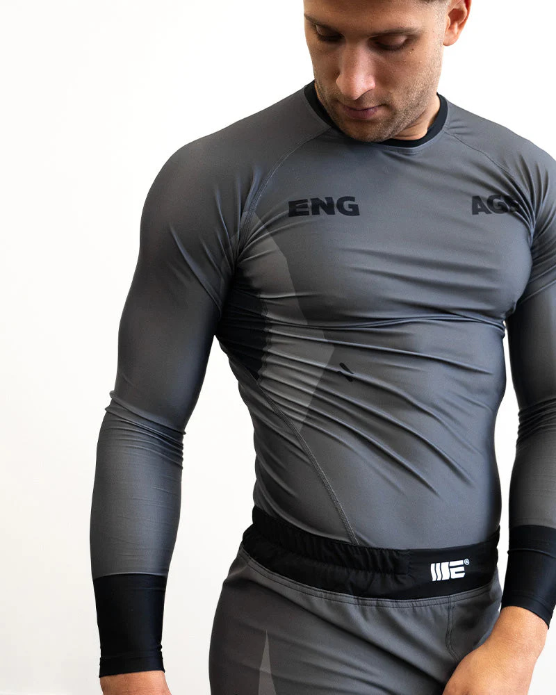 Engage Iron Grey Long Sleeve Rash Guard - Image 4