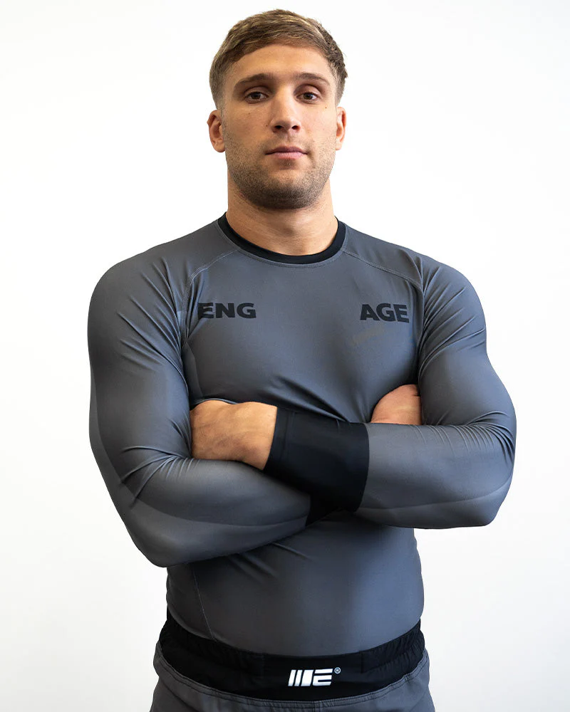 Engage Iron Grey Long Sleeve Rash Guard - Image 6