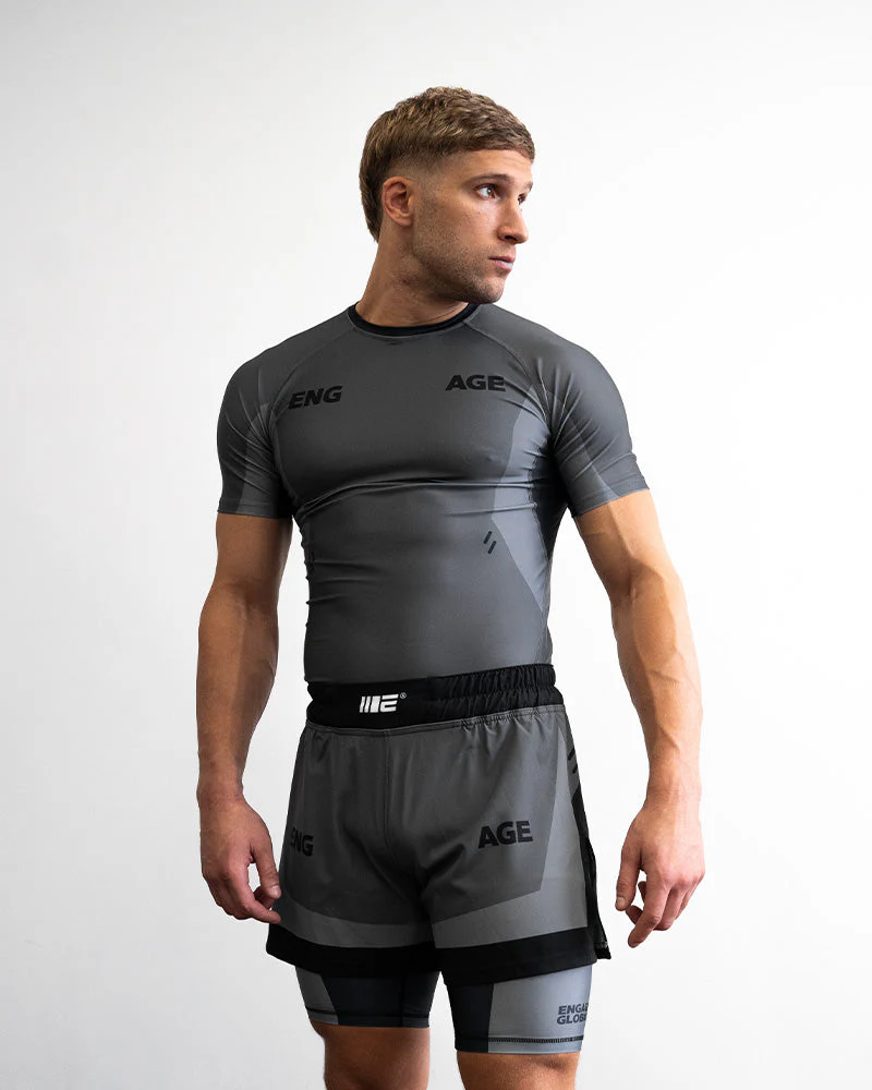 Engage Iron Grey Short Sleeve Rash Guard - Image 4