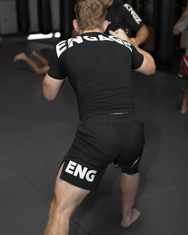 Engage Oversized Wordmark MMA Grappling Shorts - Image 7
