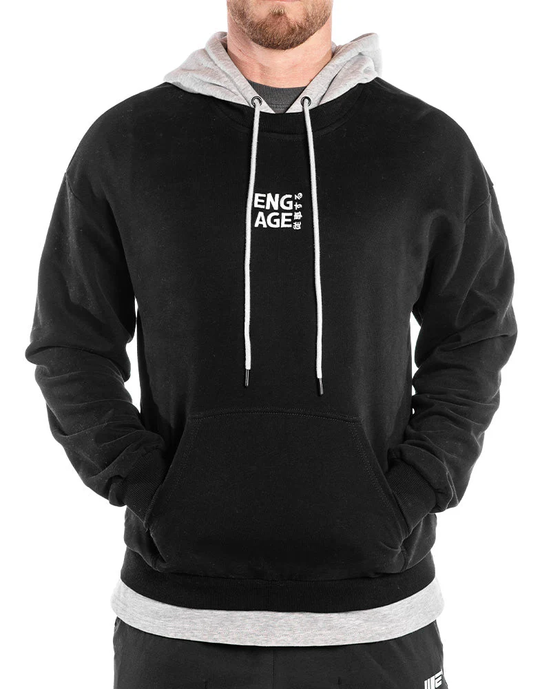Engage Under-Hood Crewneck (Heather Grey) - Image 15
