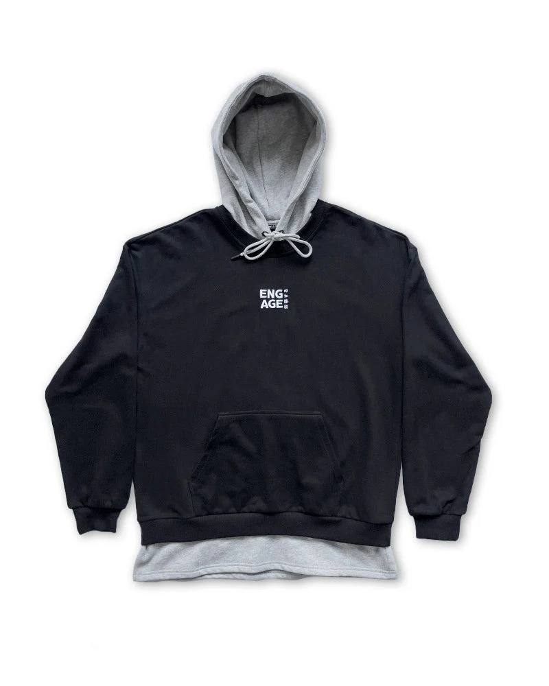 Engage Under-Hood Crewneck (Heather Grey) - Image 2