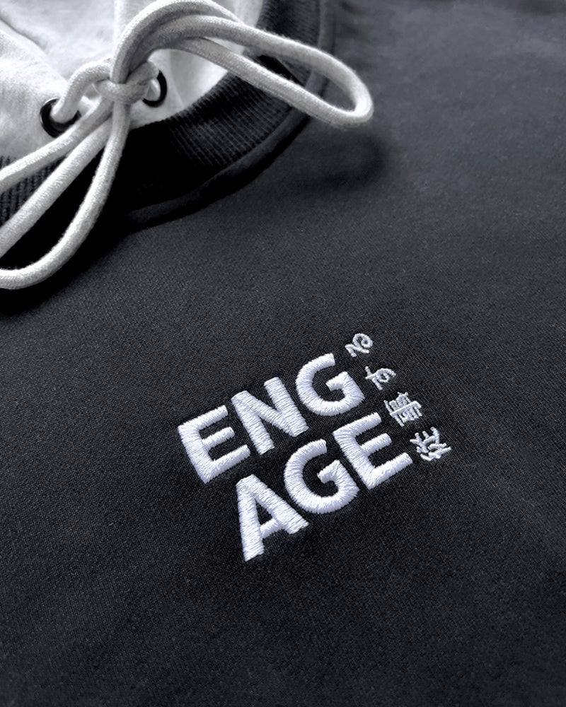Engage Under-Hood Crewneck (Heather Grey) - Image 3