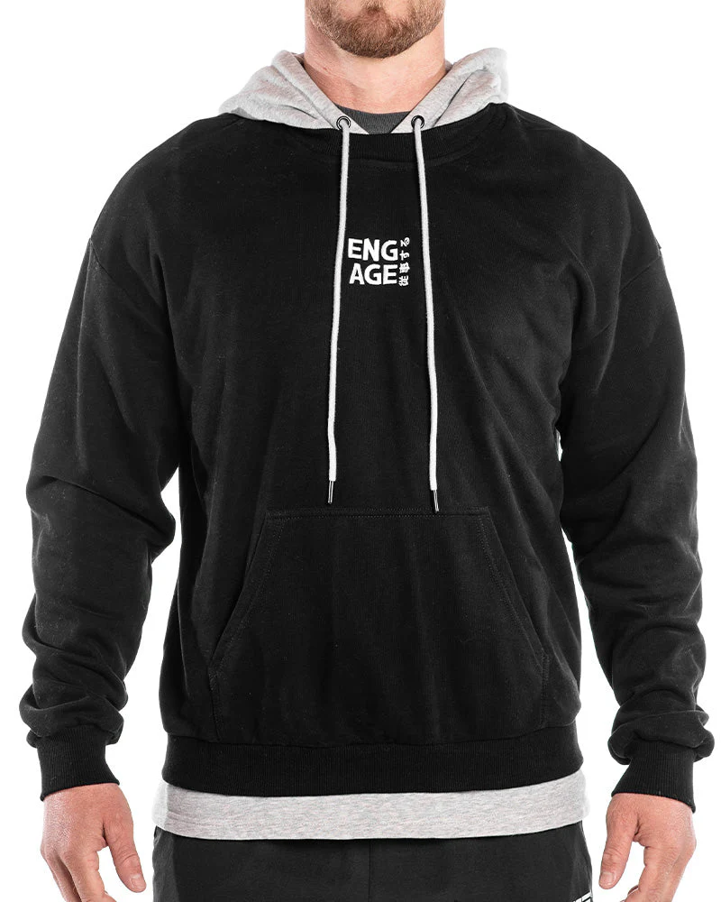 Engage Under-Hood Crewneck (Heather Grey) - Image 5