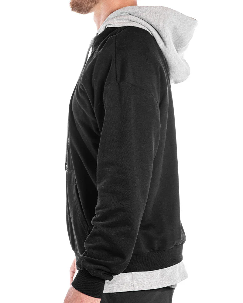 Engage Under-Hood Crewneck (Heather Grey) - Image 9
