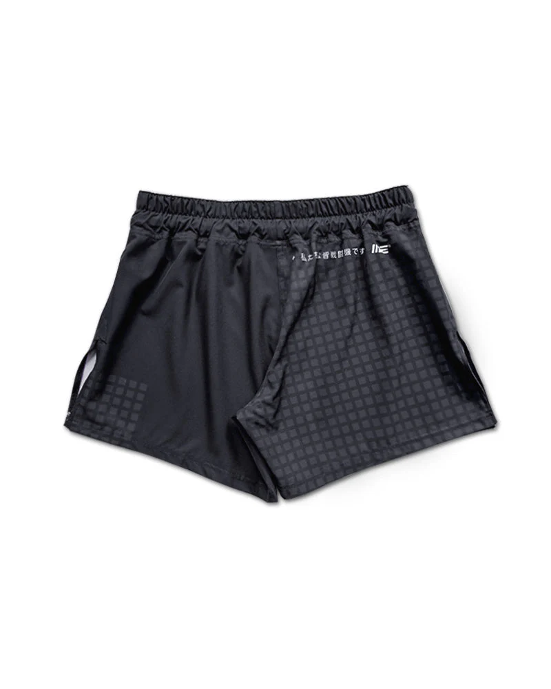 Grid Tech (Black) MMA Hybrid Shorts - Image 3