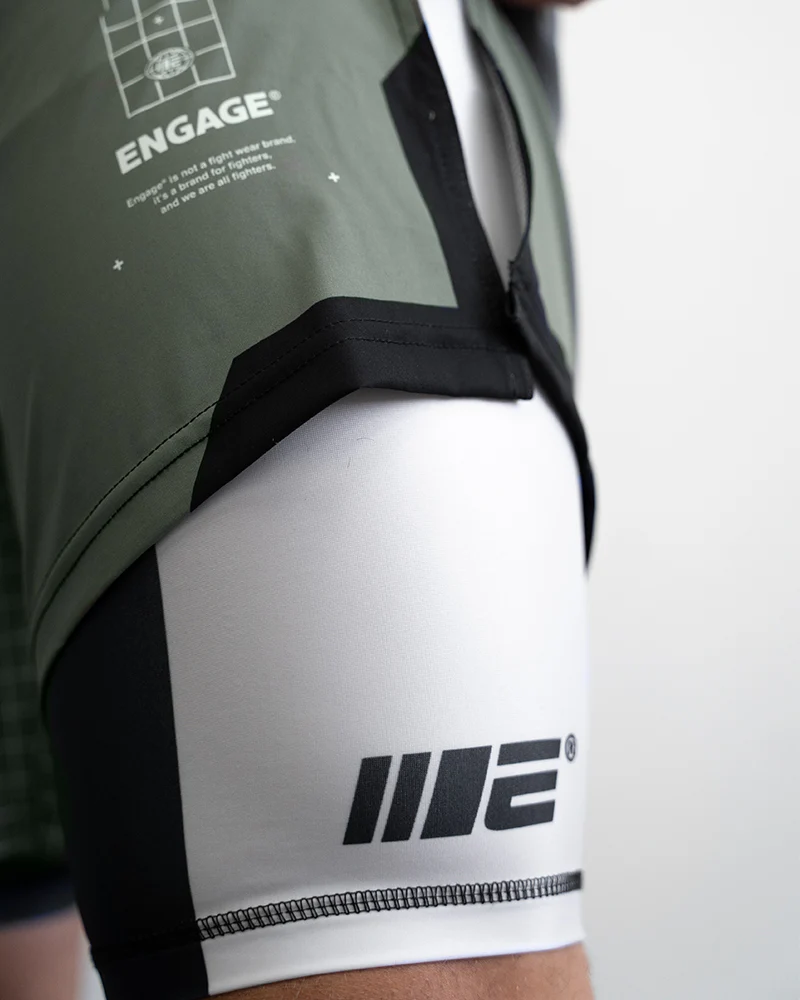 Olive Graph (Olive) 2-in-1 Gladiator Shorts - Image 4