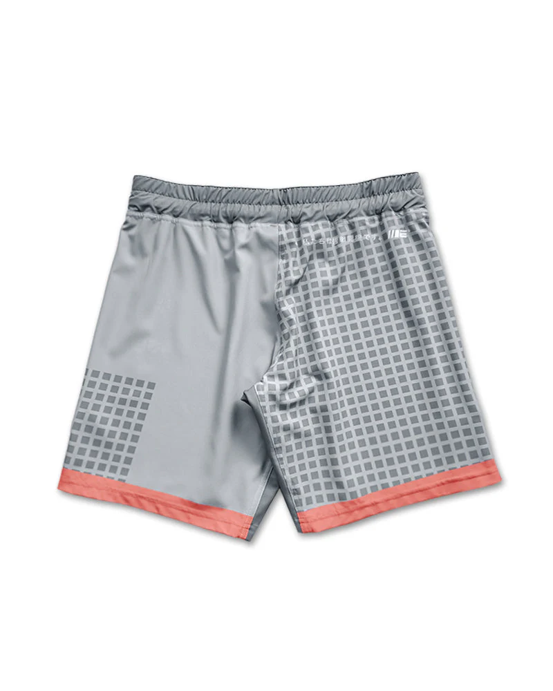 Grid Tech (Grey) MMA Grappling Shorts - Image 3