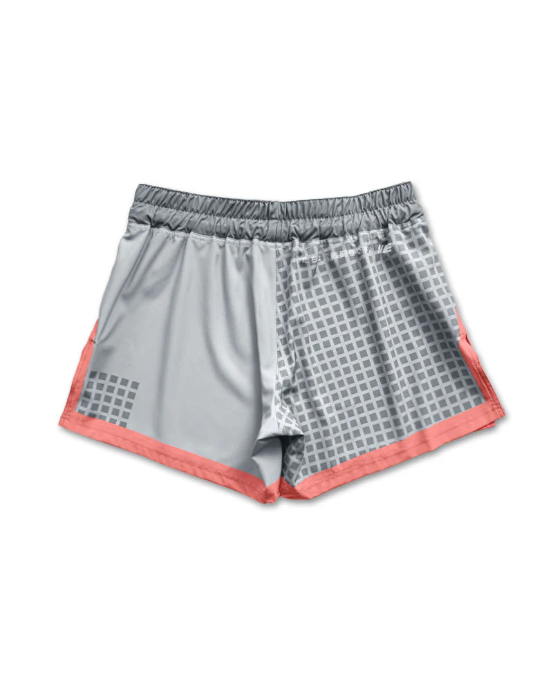 Grid Tech (Grey) MMA Hybrid Shorts - Image 3