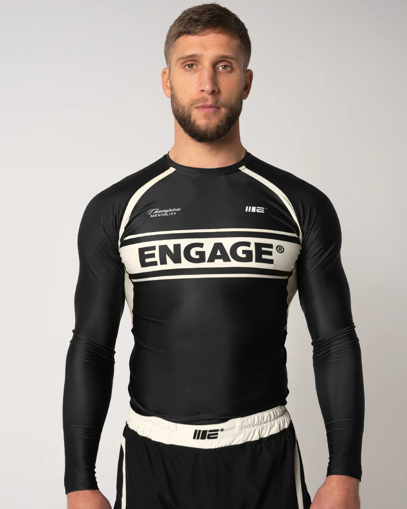 Invictus (Black) Long Sleeve Rash Guard - Image 2