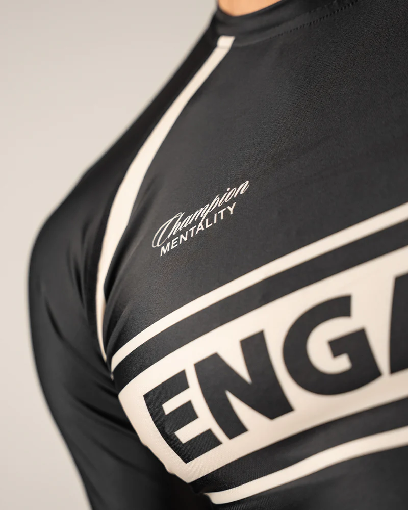 Invictus (Black) Long Sleeve Rash Guard - Image 3