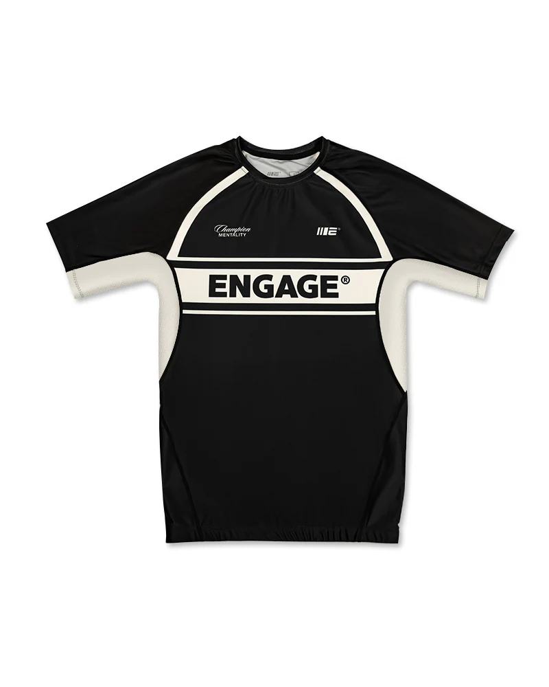 Invictus (Black) Short Sleeve Rash Guard