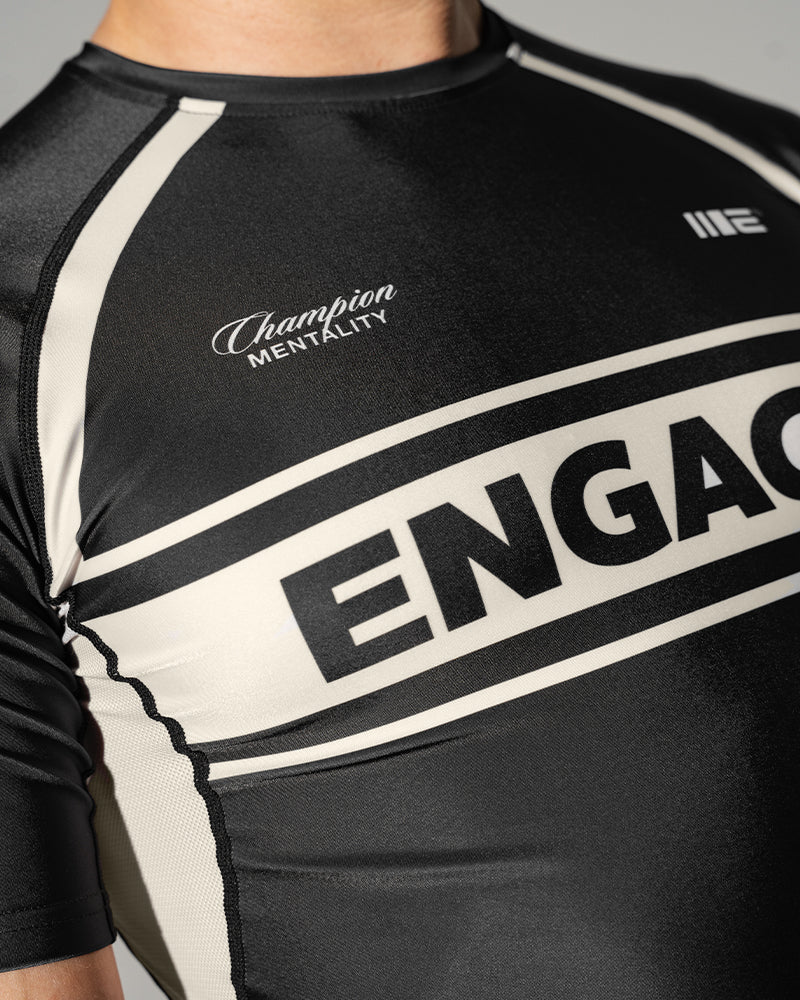Invictus (Black) Short Sleeve Rash Guard - Image 3