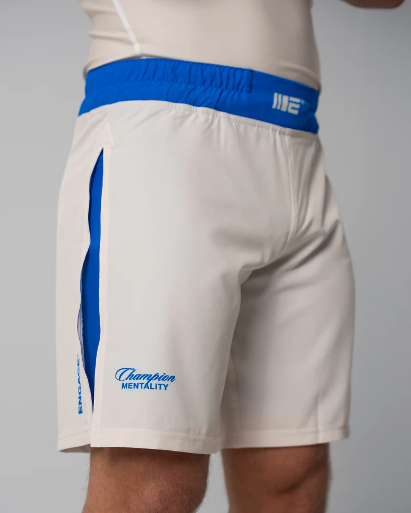 Invictus (Ivory Blue) 2-in-1 Gladiator Shorts - Image 3