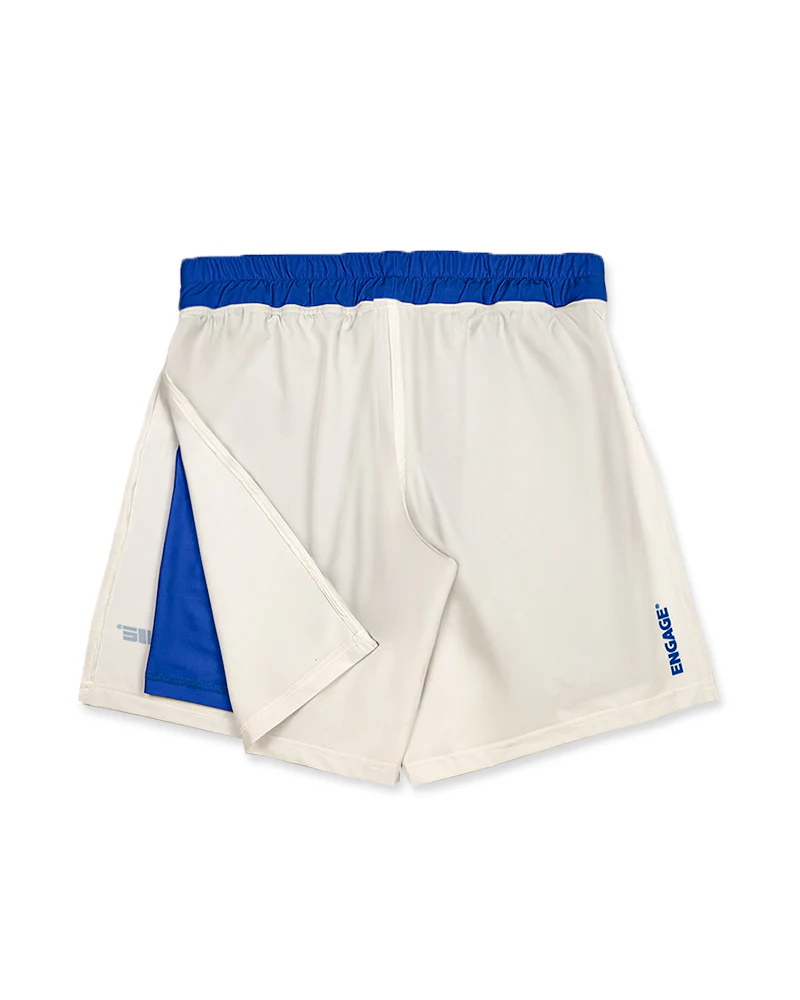 Invictus (Ivory Blue) 2-in-1 Gladiator Shorts - Image 6