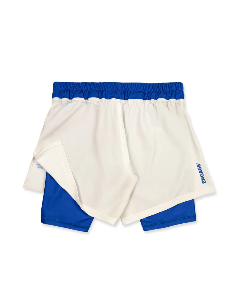 Invictus (Ivory Blue) 2-in-1 Hybrid Shorts - Image 7