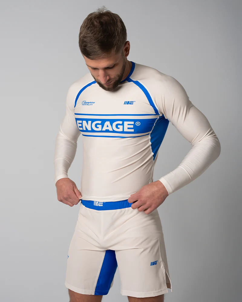 Invictus (Ivory Blue) Long Sleeve Rash Guard - Image 4