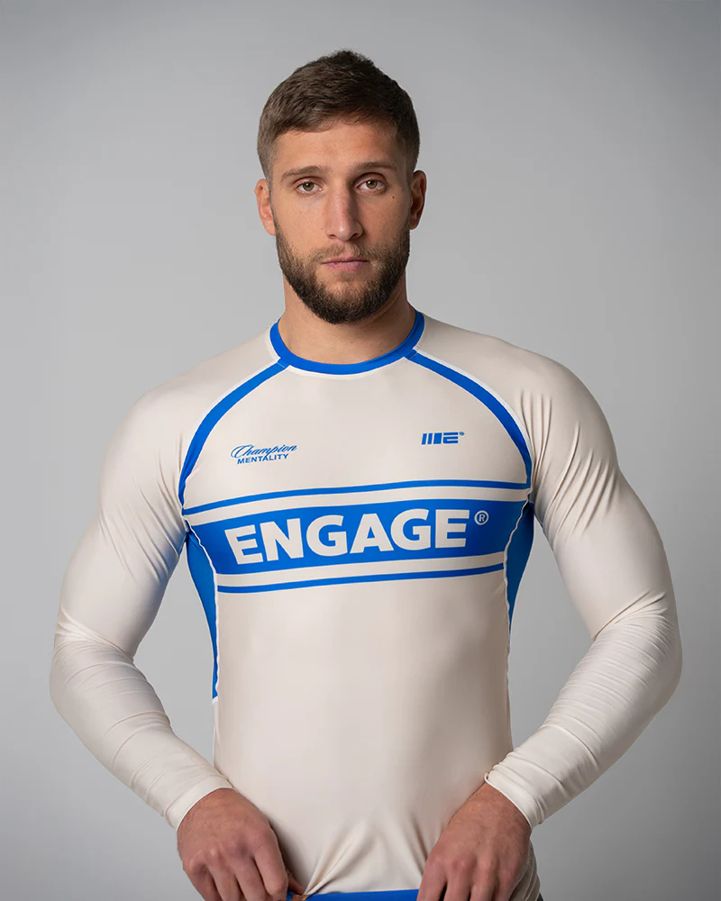 Invictus (Ivory Blue) Long Sleeve Rash Guard - Image 6
