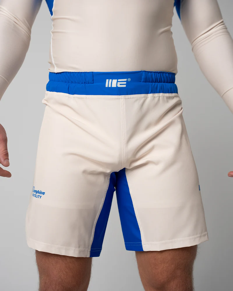 Invictus (Ivory Blue) MMA Grappling Shorts - Image 4