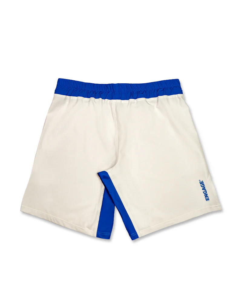 Invictus (Ivory Blue) MMA Grappling Shorts - Image 6