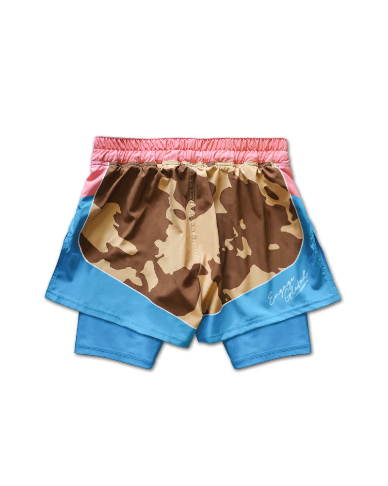Miami Camo 2-in-1 Hybrid Shorts - Image 2