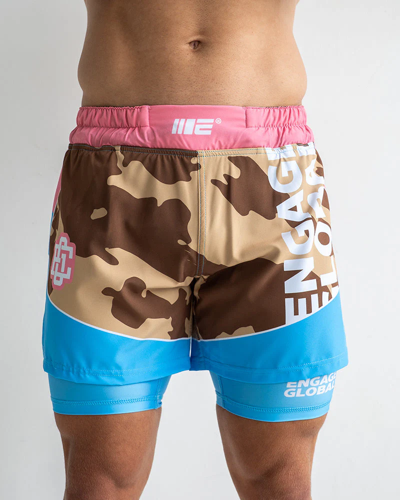 Miami Camo 2-in-1 Hybrid Shorts - Image 3