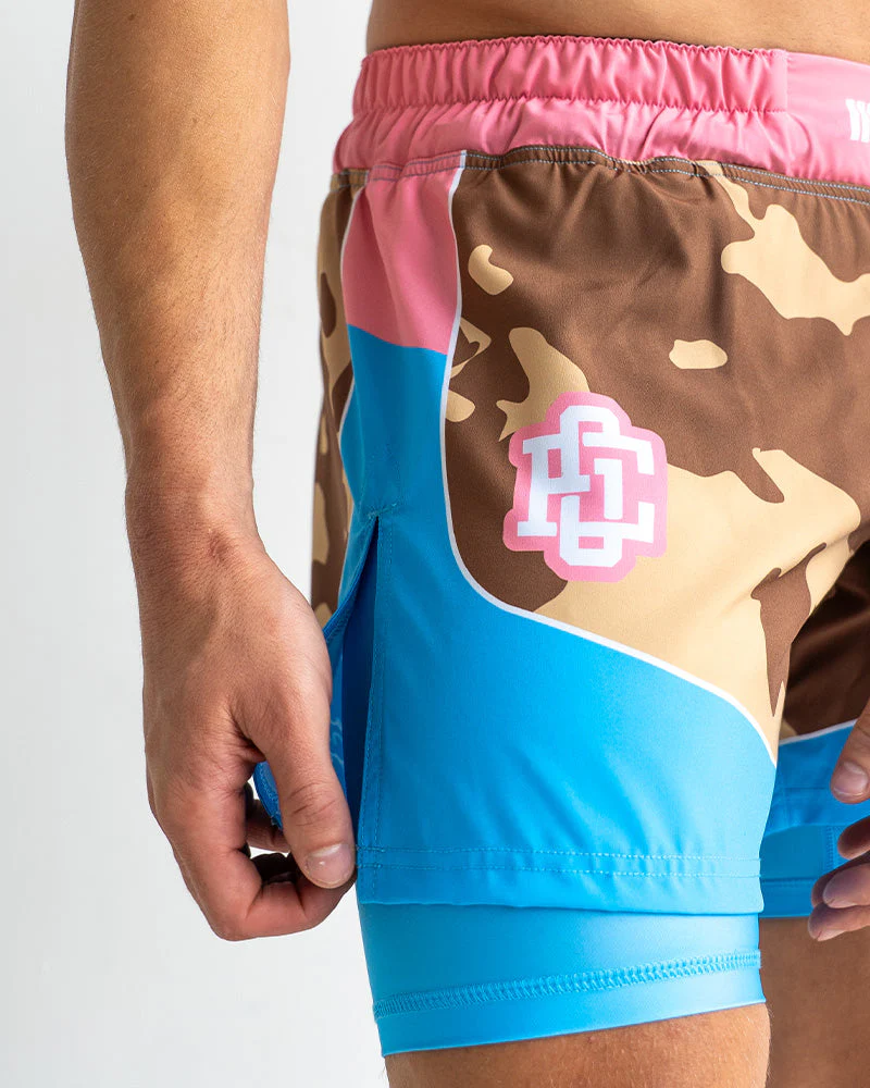 Miami Camo 2-in-1 Hybrid Shorts - Image 4