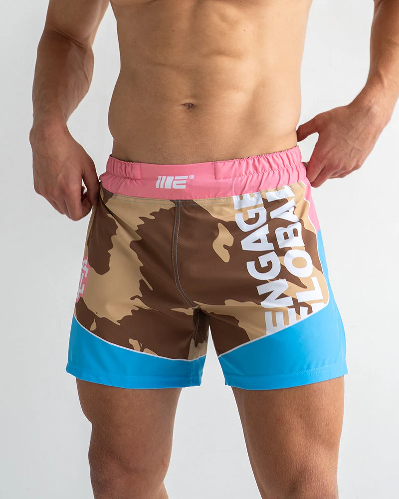 Miami Camo MMA Hybrid Shorts - Image 2
