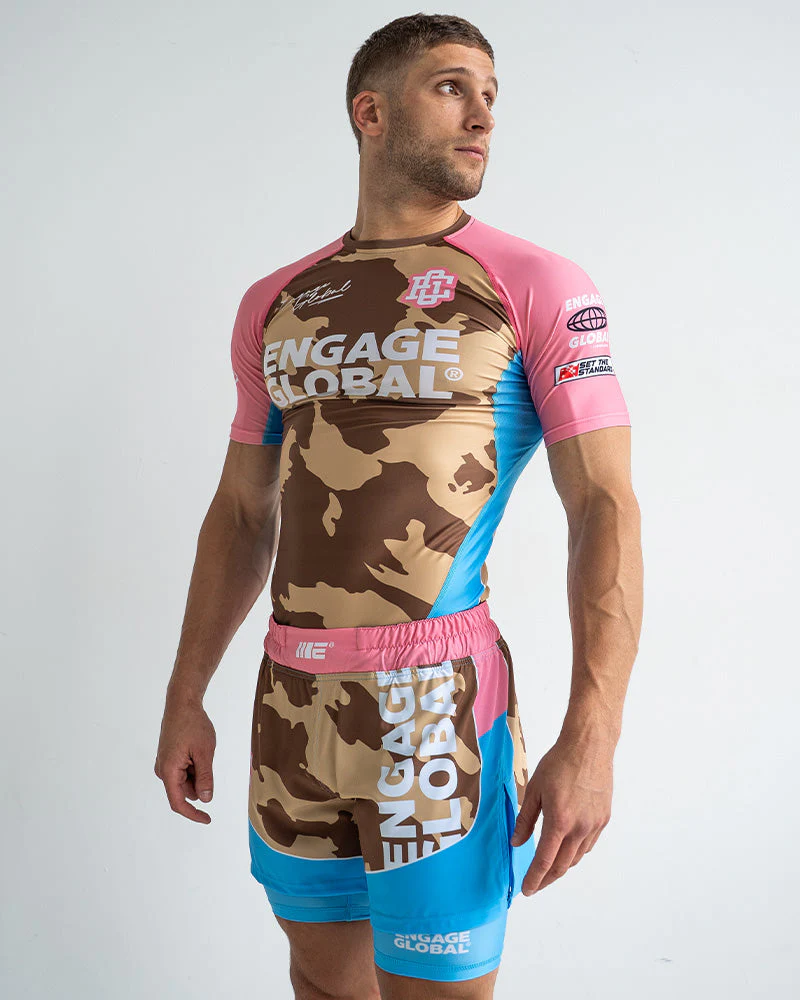 Miami Camo Short Sleeve Rash Guard - Image 2