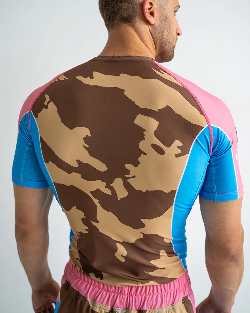 Miami Camo Short Sleeve Rash Guard - Image 4