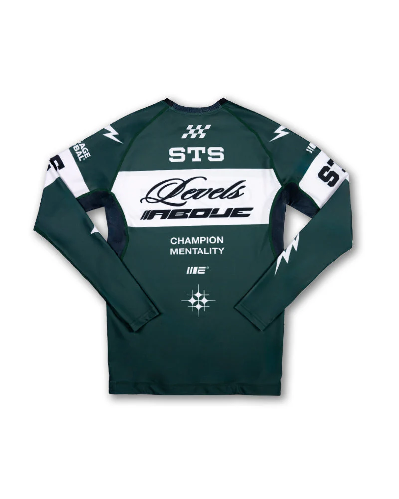 Pit Crew (Eucalypt) Long Sleeve Rash Guard - Image 2