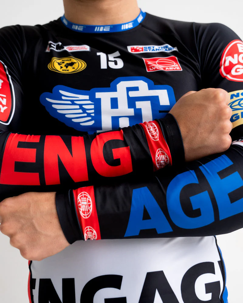 Racer (Black) Long Sleeve Rash Guard - Image 5