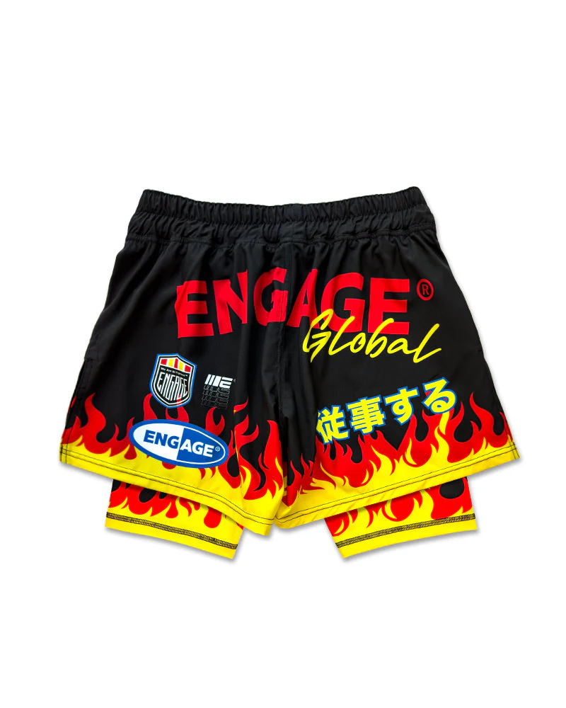 Shake n' Bake 2-in-1 Fight Shorts - Image 3