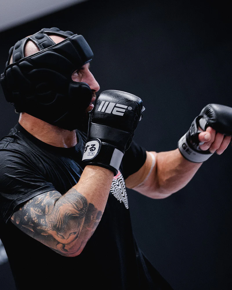 W.I.P Series MMA Grappling Gloves - Oakland Grey - Image 3