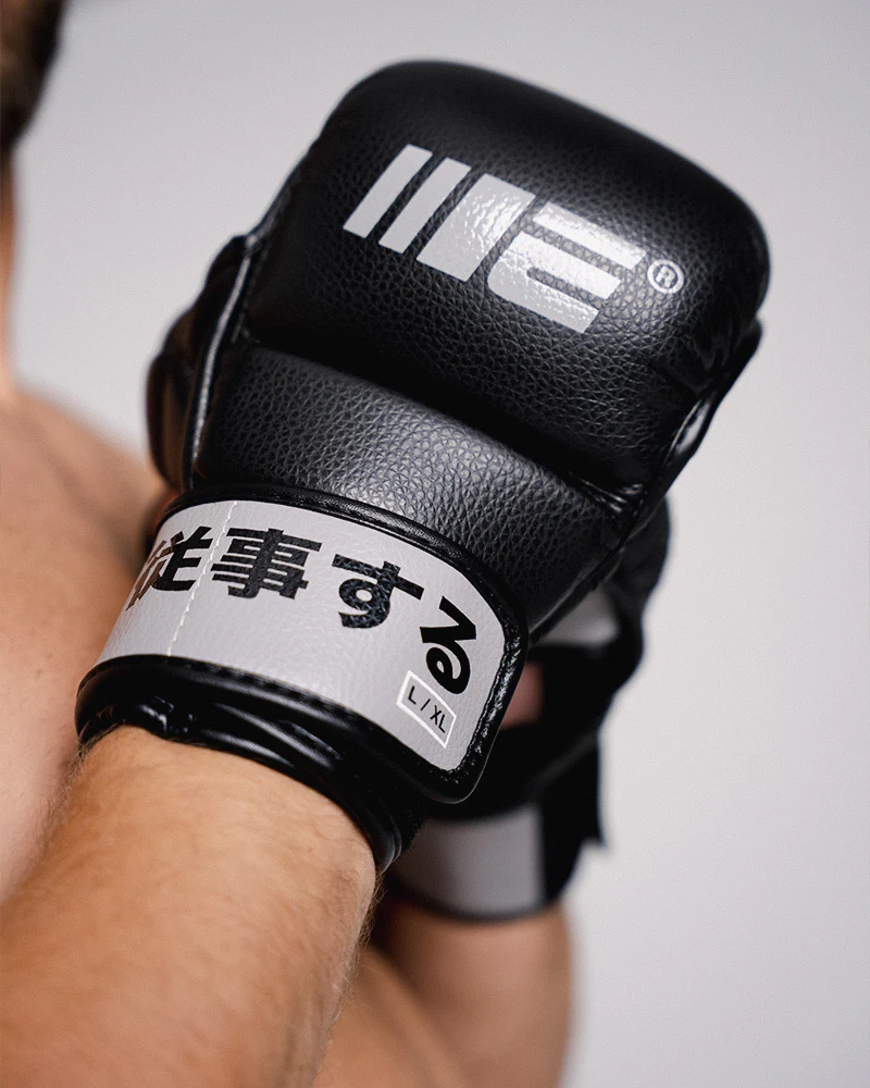 W.I.P Series MMA Grappling Gloves - Oakland Grey - Image 4