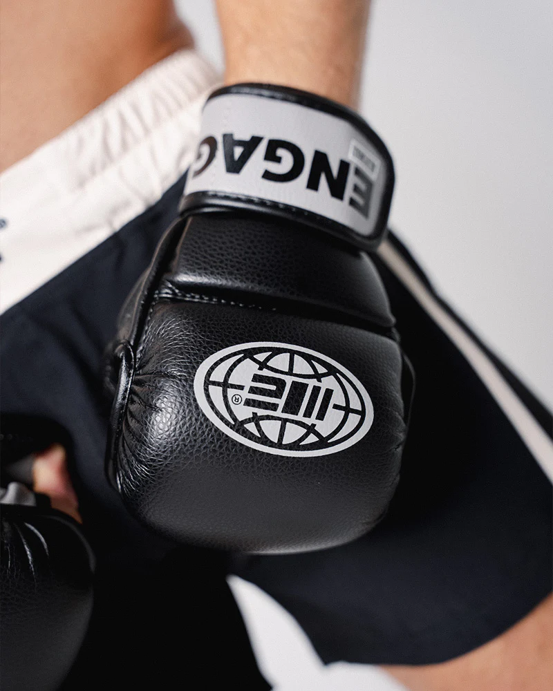 W.I.P Series MMA Grappling Gloves - Oakland Grey - Image 5