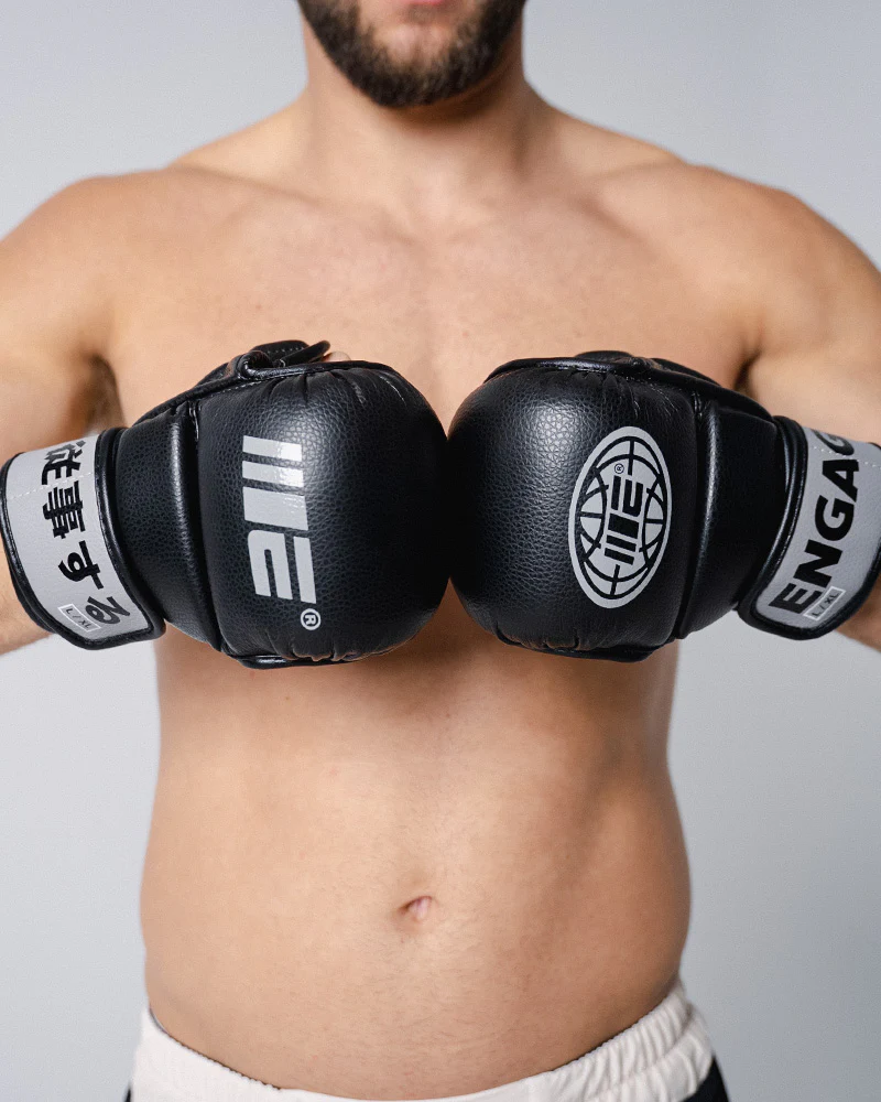 W.I.P Series MMA Grappling Gloves - Oakland Grey - Image 6
